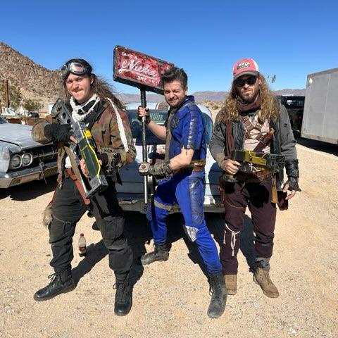 ZackFinfrock's tweet photo. Me and my buddies moments before we ask you if you have accepted our Lord and Savior Nuka Cola into your heart and stomach https://t.co/pqWtWk1ECc