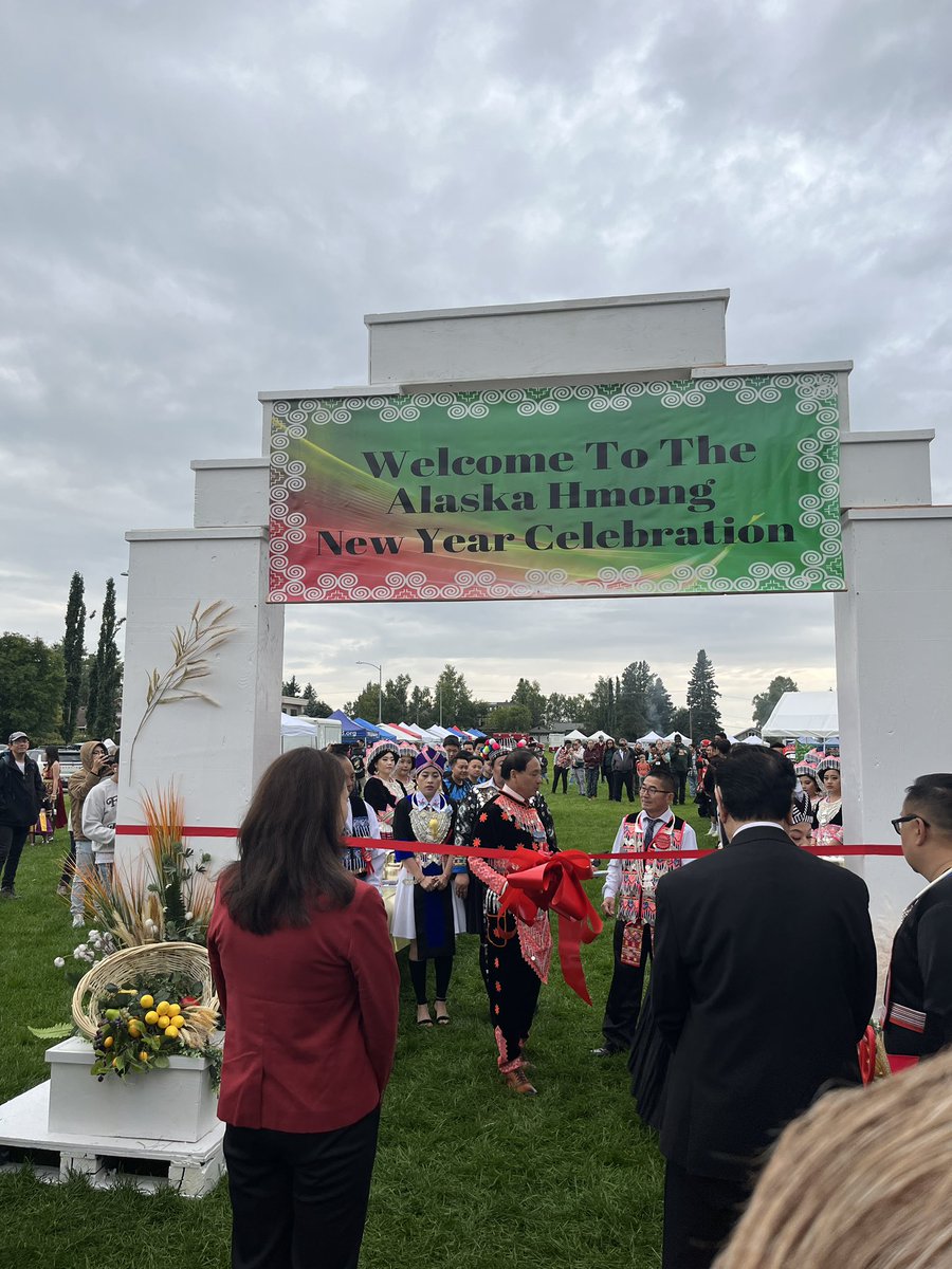 GeorgeAnchorage's tweet photo. It was a privilege to be one of the dignitaries to help bring in the celebration of the Hmong New Year in Alaska. #anchorageforward https://t.co/hlKsnoCFLC
