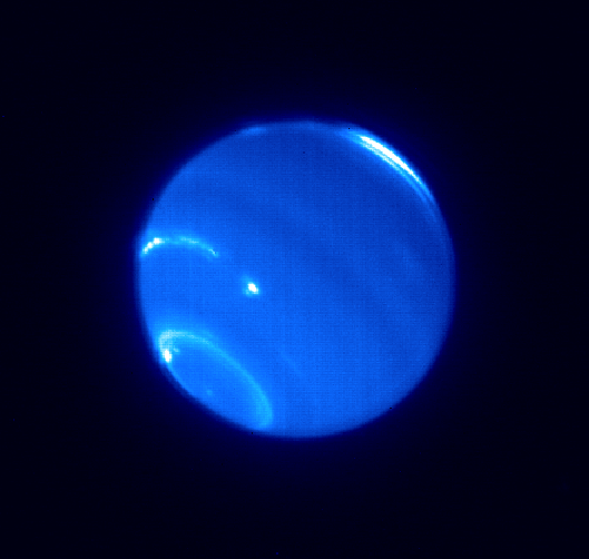 Image of Neptune captured by the Keck telescopes last week.
Image Credit: NASA / JPL / Voyager-ISS / Justin Cowart)