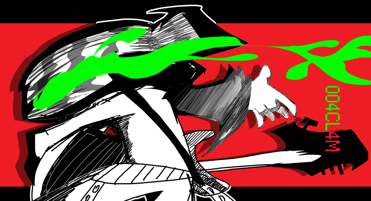 EdTindy's tweet photo. #4- "#004Clm" (????) ---- #SplatBassChallenge #FrontRoe #Splatoon #Splatbands #Splatoon3 https://t.co/UjXyoM5uau