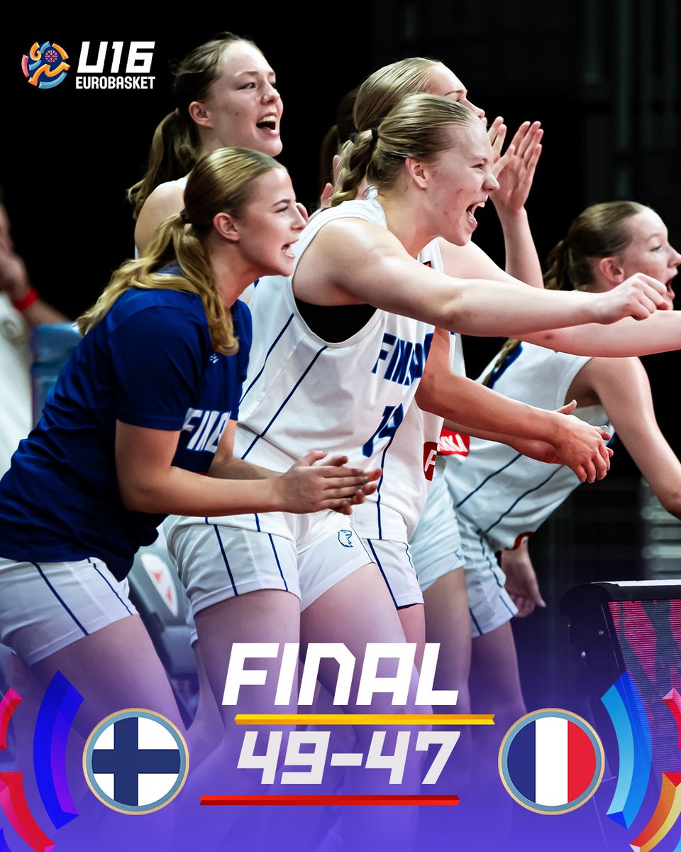 HISTORY MADE 🔥

FINLAND IS YOUR 2024 #U16EUROBASKET CHAMPION 🏆