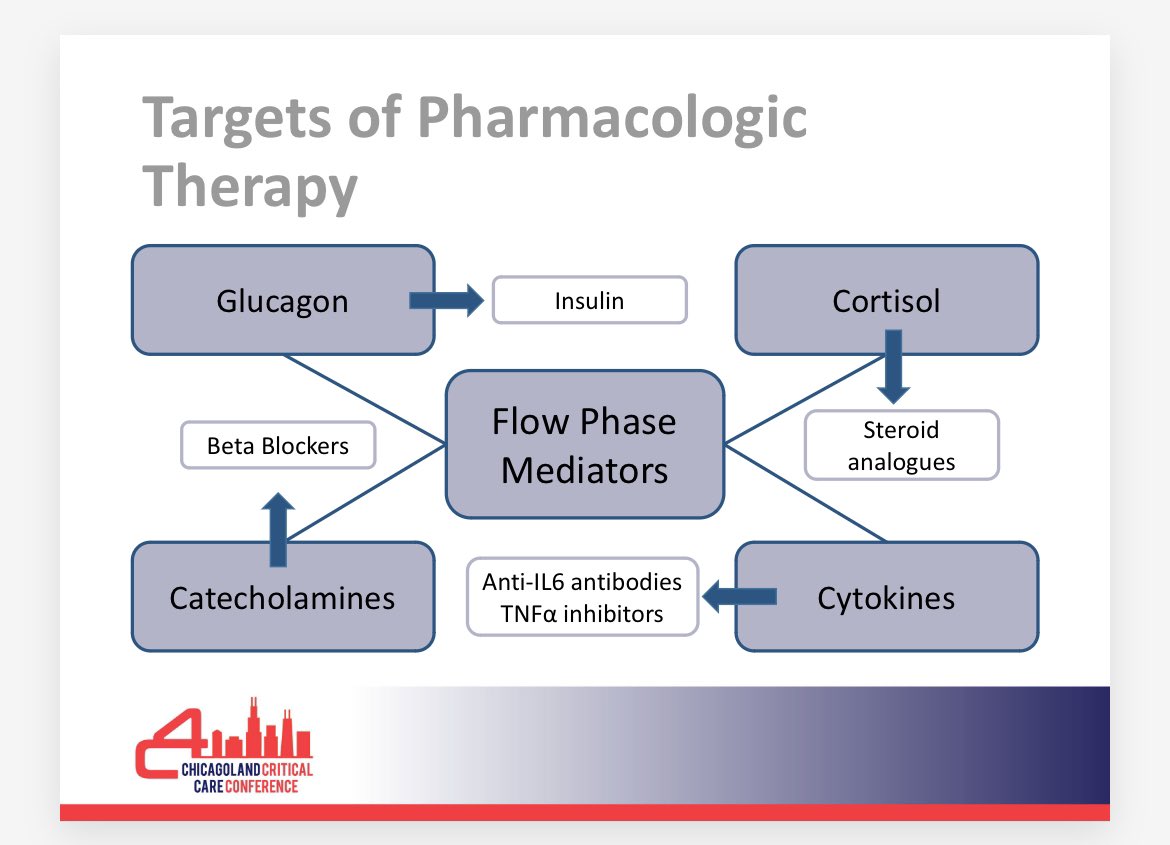 Next up we’re talking about hypermetabolism in burn patients with a great review of pharmacologic therapy options! #C42024