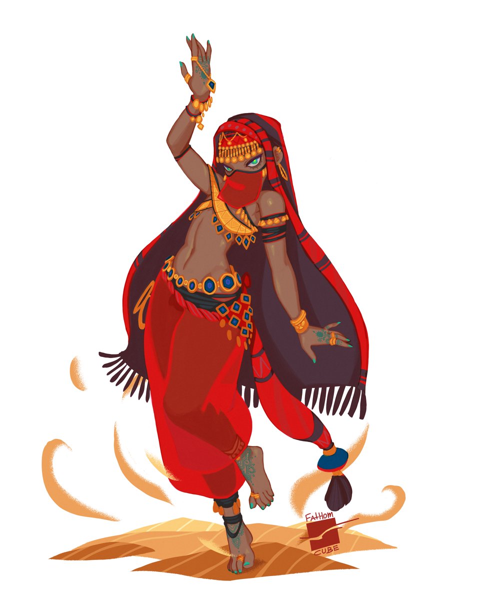 「New dnd character Nour~ I'm happy with h」|coobのイラスト