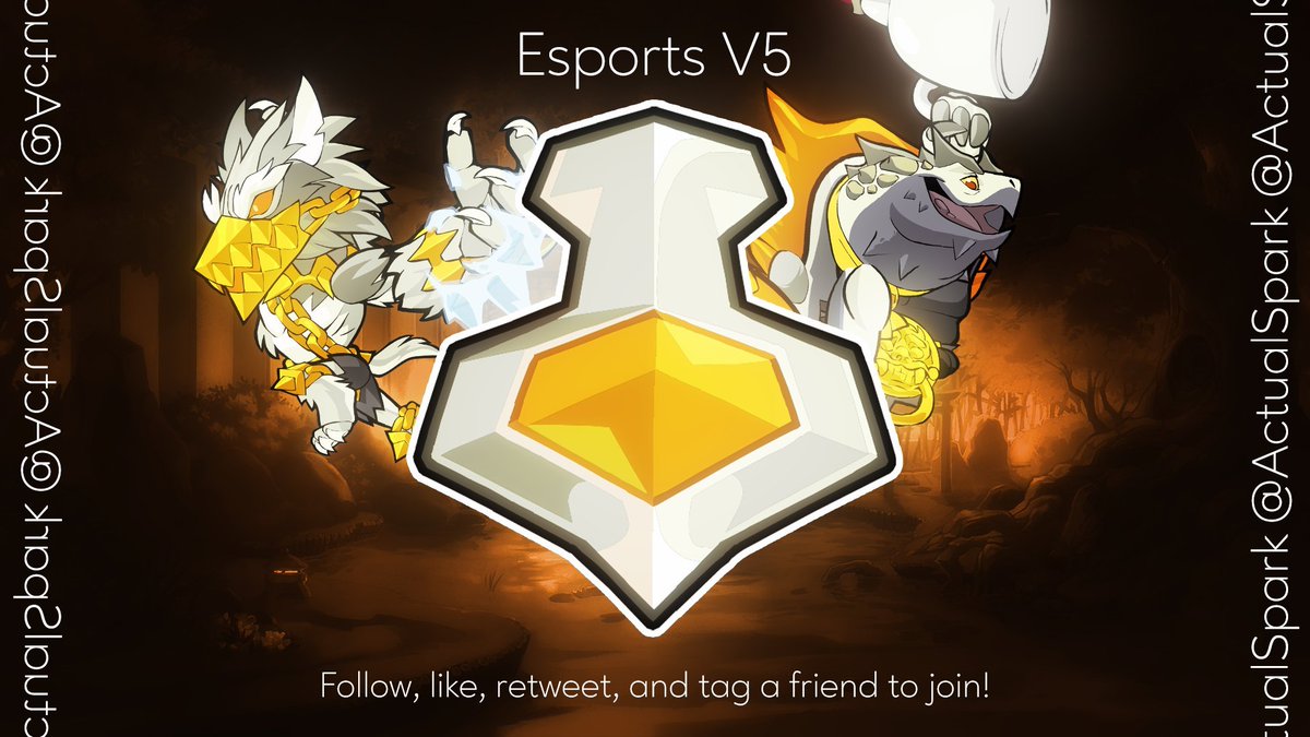 ActualSpark's tweet image. 👑 TWO WINNERS 👑
🟠 110x Esports V5 Color! ⚪

&amp;gt;&amp;gt; Steps to join:
❤️ 1- Follow me.
♻️ 2- Like &amp;amp; Retweet.
👍 3- Tag a friend.

⏰ Ends 8/29/24 #Brawlhalla