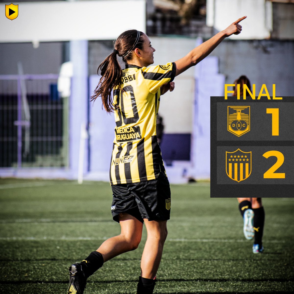 🟨 ¡𝐆𝐀𝐍𝐎́ 𝐏𝐄𝐍̃𝐀𝐑𝐎𝐋! ⬛️

Defensor Sporting 1️⃣-2️⃣ Peñarol 

⚽️ Wendy Carballo
⚽️ Costa Güell

#VamosCarboneras #Temporada2024 #EllasJuegan #TodasJuntas