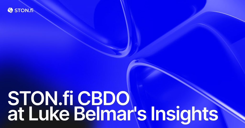 jjnr124's tweet image. 🔥 Our CBDO Martin joined Luke Belmar on YouTube to talk all things TON—Blockchain growth, DEX development, and Telegram’s potential. Get the inside scoop on what’s next for STON.fi and the broader ecosystem! 🚀

#crypto #TON #cryptointerviews