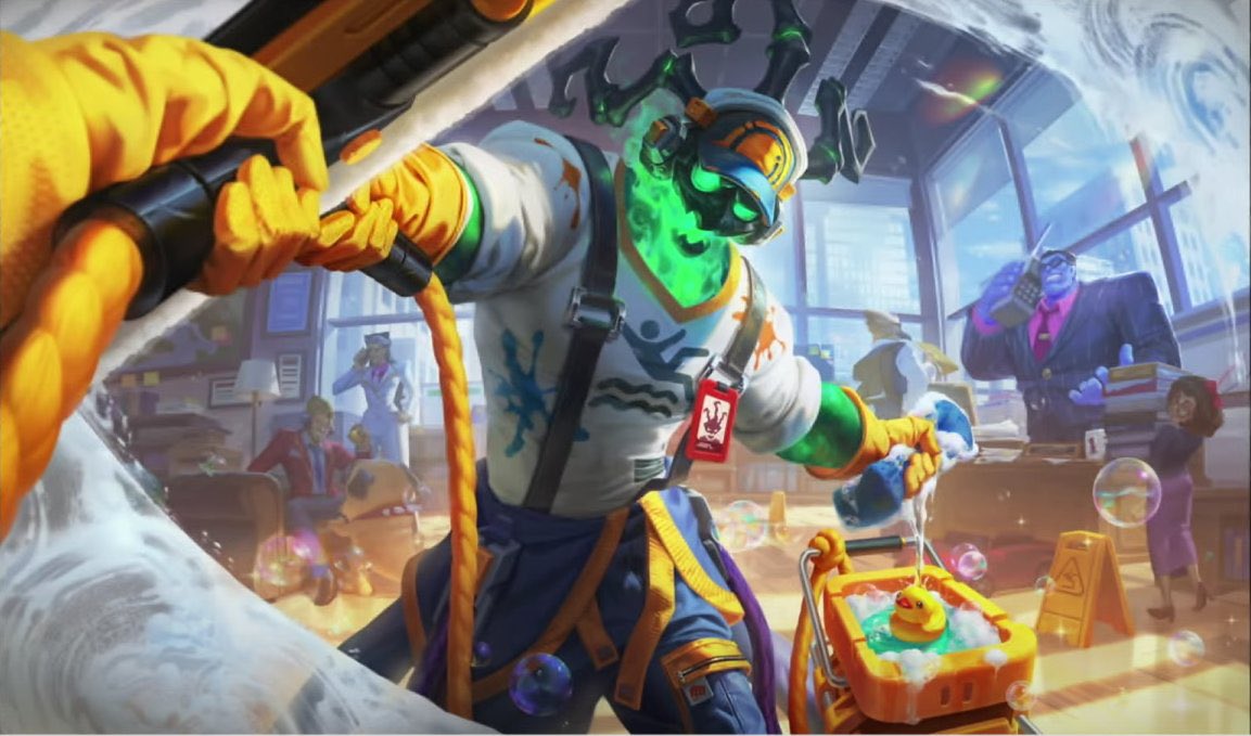 DumbsYT's tweet photo. Lawyer Azir and now Janitor Thresh?

We are so back

There’s something beautiful about League champs just having normal ass jobs lmao https://t.co/3VuKC3Qrjb