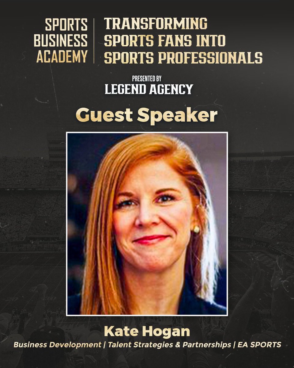This Monday and Tuesday, the Sports Business Academy presented by Legend Agency, a Virtual event for individuals interested in a career in the Business of Sports! chaseyourlegend.com/sba/ #ChaseYourLegend #SportsBiz