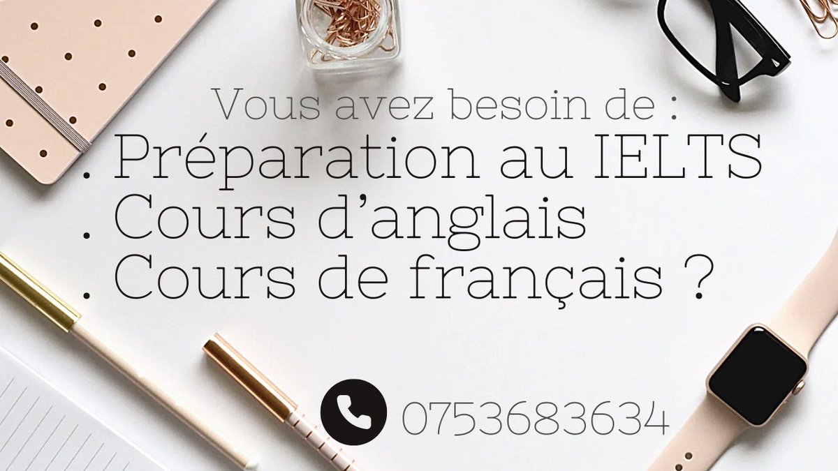 DanielleSagang's tweet photo. #Rentree2024 #IELTS #coursdanglais #coursdefrançais
Salut,
Dans quelques jours ce sera la rentrée académique. C'est avec beaucoup de joie que je vous apporterai mon soutien linguistique.

Get in touch with me if you or your loved ones need linguistic support.

See you soon 😊 https://t.co/17aL2klH9A