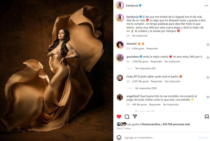 &iexcl;La influencer Karely Ruiz est&aacute; embrazada!. Ha publicado en sus redes sociales su nueva etapa como mam&aacute;<a href="/tag/karelyruiz"class="tags"><span>#karelyruiz</span></a><a href="/tag/karely_ruiz"class="tags"><span>#karely_ruiz</span></a><a href="/tag/karelyruizembarazad"class="tags"><span>#karelyruizembarazad</span></a>