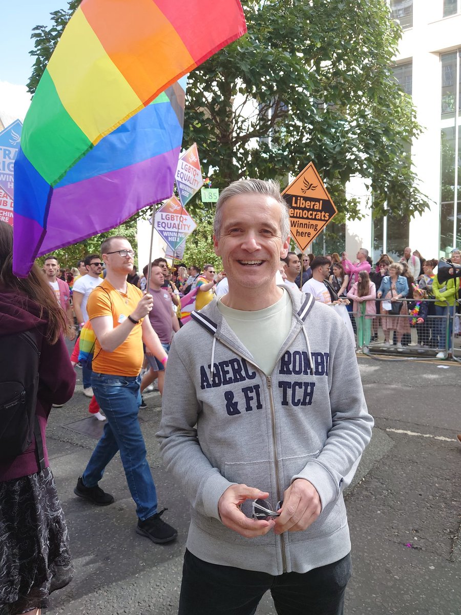 In a world which has seen some dark times recently, it was a real joy today to be part of a vibrant, colourful, happy celebration, by a community that has known plenty of dark times itself, but which I'm proud to be a part of.