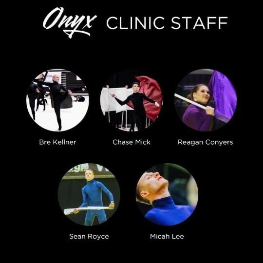 OnyxColorGuard's tweet image. Tomorrow! The Onyx Summer Clinic!
Sunday, August 25 11 AM - 4 PM
(Registration Opens 10:30 AM)
 
South Metro Sports
10561 Success Lane
Dayton Ohio 45458
 
$25 Cash or Venmo

onyxcolorguard.com/clinics