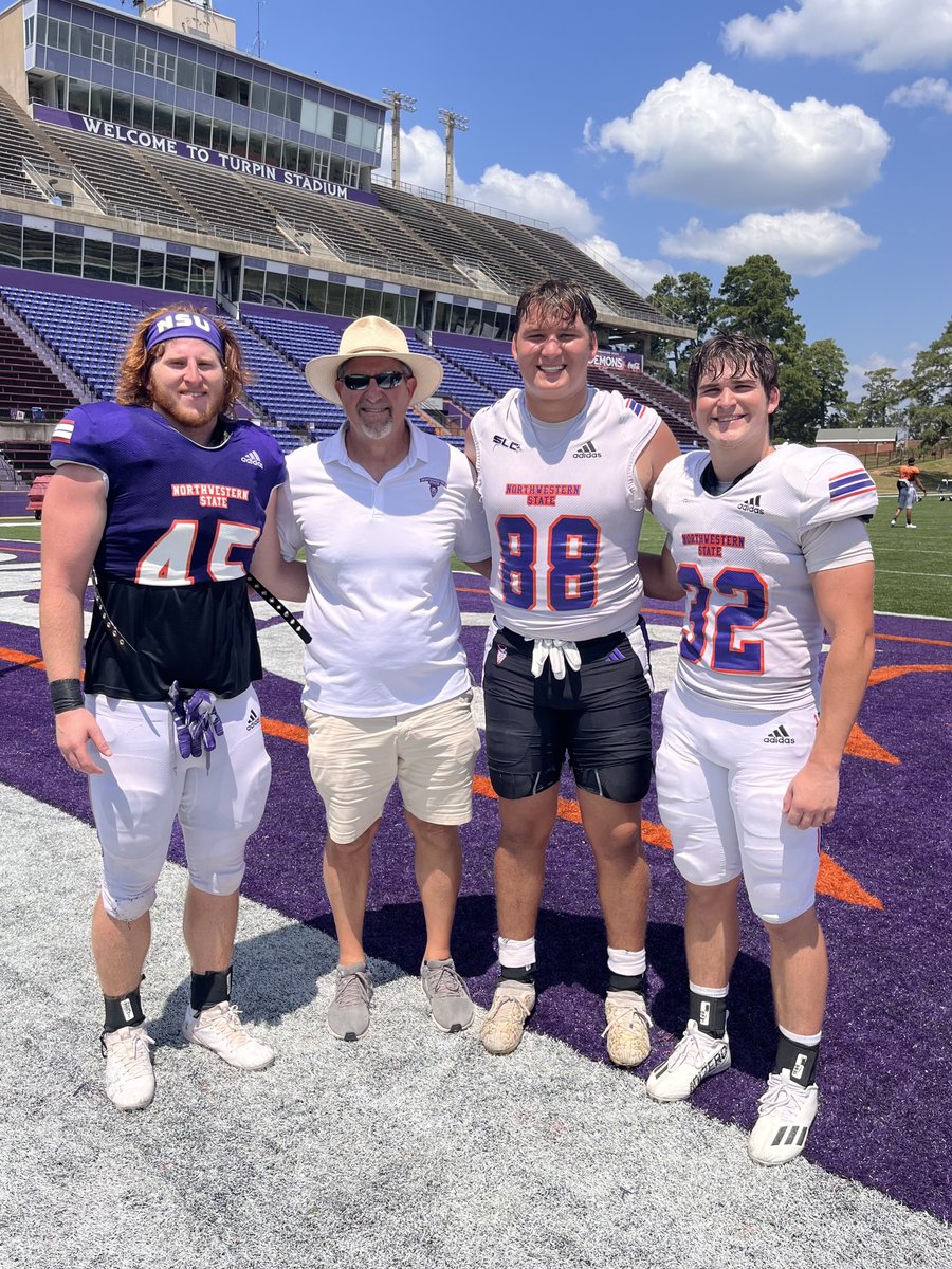 Saint Paul's Football (@wolvesfootball_) on Twitter photo Coach Sears got to watch Wolves Football alums <a href="/DannySears04/">Danny Sears</a> ‘22, <a href="/MattGower12/">Matt Gower</a> ‘24, and <a href="/Buisson1Ben/">Ben Buisson</a> ‘24 practice this morning as <a href="/NSUDemonsFB/">NSU Football</a> prepares for their season opener against Tulsa next week! Good luck this season fellas! 
#GoWolves #ForkEm Coach Sears got to watch Wolves Football alums <a href="/DannySears04/">Danny Sears</a> ‘22, <a href="/MattGower12/">Matt Gower</a> ‘24, and <a href="/Buisson1Ben/">Ben Buisson</a> ‘24 practice this morning as <a href="/NSUDemonsFB/">NSU Football</a> prepares for their season opener against Tulsa next week! Good luck this season fellas! 
#GoWolves #ForkEm