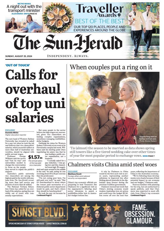 Enormous salaries are just another symptom of a broken governance model that needs urgent federal and state reform: smh.com.au/national/nsw/m…