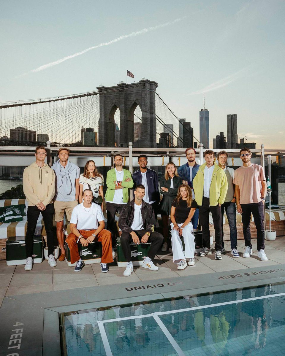 DaniilMedwed's tweet photo. Amazing @Lacoste event last night! 🐊 … Unfortunately I was late for the group picture 😉😂 https://t.co/GpPdxibC6O