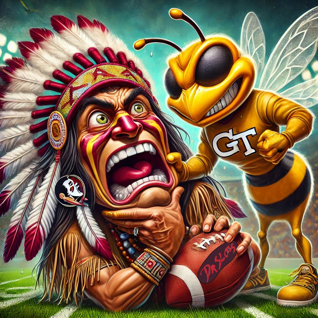 DrSlotsDrip's tweet image. Georgia Tech takes down FSU 24-21! 🐝

Did the Seminoles choke in the clutch, or did Georgia Tech just sting harder? 💥
#UpsetAlert