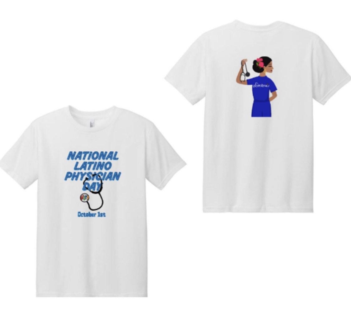 Cesar Padilla, M.D. (@themillennialmd) on Twitter photo National Latino Physician Day is October 1st!
2024 T-Shirt/Merch is available to order!
Proceeds will support the National Hispanic Health Foundation (501c3) <a href="/The_NHHF/">National Hispanic Health Foundation (NHHF)</a>
Link here🚨
shorturl.at/uefJ8
#nationallatinophysicianday #nationallatinaphysicianday National Latino Physician Day is October 1st!
2024 T-Shirt/Merch is available to order!
Proceeds will support the National Hispanic Health Foundation (501c3) <a href="/The_NHHF/">National Hispanic Health Foundation (NHHF)</a>
Link here🚨
shorturl.at/uefJ8
#nationallatinophysicianday #nationallatinaphysicianday
