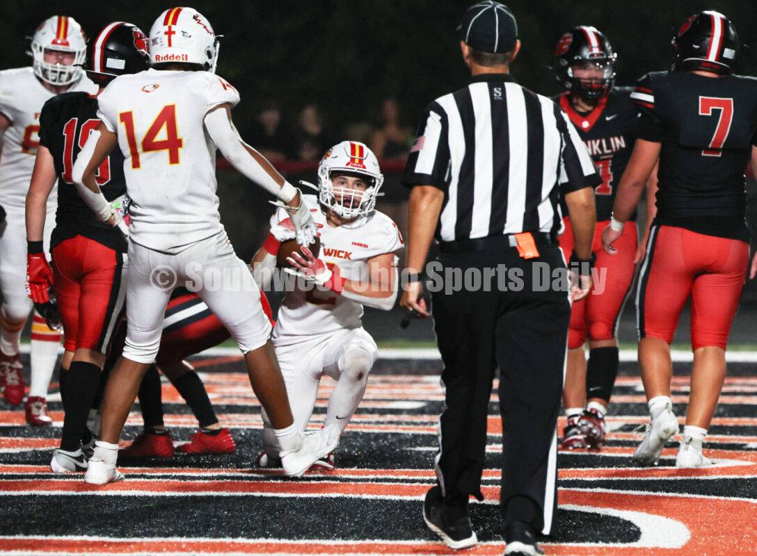 Southwest Ohio Sports Daily (@swosportsdaily) on Twitter photo FOOTBALL: Isaacs comes up big in QB role and Franklin fights off Fenwick to earn first victory in the Muncy era ... Skip Weaver and 28 professional photos by Ron Alvey with captions swohiosportsdaily.com/.../isaacs-comโฆ <a href="/SWBLSPORTS/">Southwestern Buckeye League</a> <a href="/gclcoedsports/">GCL Co-Ed League</a> <a href="/1coachmorrison/">Coach Morrison</a> <a href="/FCSWildcats/">FCS Wildcats</a> <a href="/AdminsFHS/">AdminsFHS</a> FOOTBALL: Isaacs comes up big in QB role and Franklin fights off Fenwick to earn first victory in the Muncy era ... Skip Weaver and 28 professional photos by Ron Alvey with captions swohiosportsdaily.com/.../isaacs-comโฆ <a href="/SWBLSPORTS/">Southwestern Buckeye League</a> <a href="/gclcoedsports/">GCL Co-Ed League</a> <a href="/1coachmorrison/">Coach Morrison</a> <a href="/FCSWildcats/">FCS Wildcats</a> <a href="/AdminsFHS/">AdminsFHS</a>