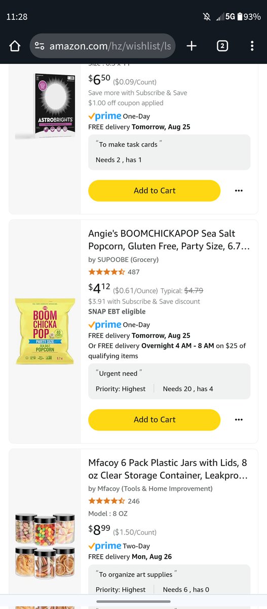 <a href="/Laura_Rest23/">Laura Rest</a> <a href="/amazon/">Amazon</a> We are 2 sped teacher
Work with autistic students prek through middle school and a title 1 school
I'm trying to do many different things for school wide incentives and celebrations
We would love any sort of help 
#clearthelist #Teachersof𝕏 amazon.com/hz/wishlist/ls…