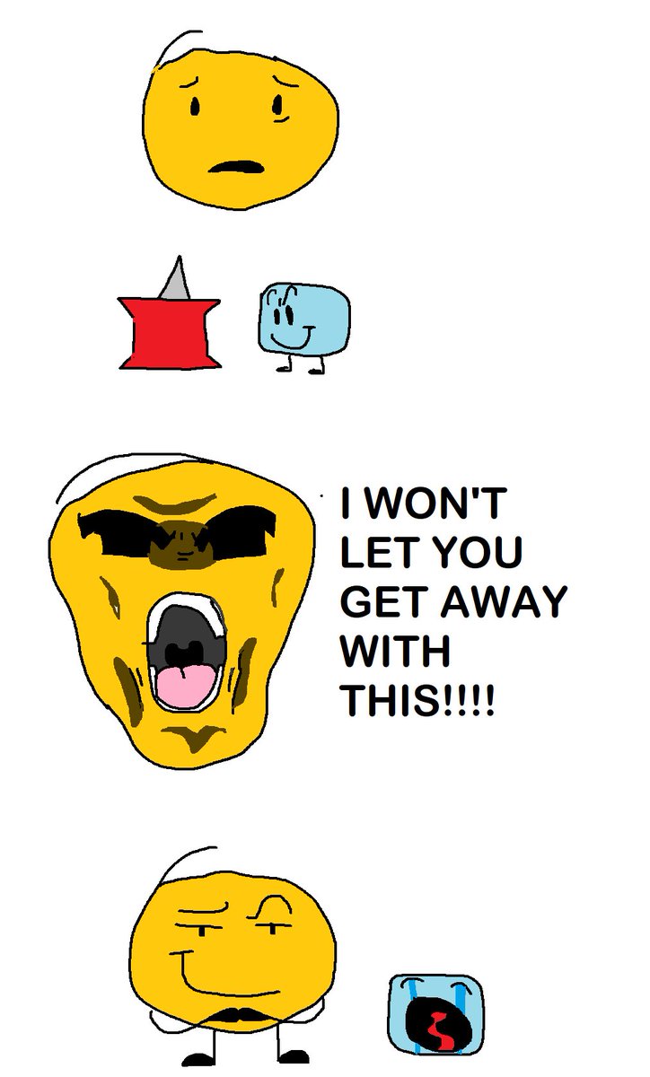 Peak_Kap's tweet photo. Is this why Yellow Face decided to take ice cubes legs from her? #bfdia11 #bfdia #tpot7 #tpot #tpoticecube #bfdiicecube #tpotyellowface #bfdiaicecube #bfdi #bfdiayellowface #bfdipin #bfdiapin #tpotpin #bfdiyellowface #icecube #pin #yellowface https://t.co/A2e1fugzRo