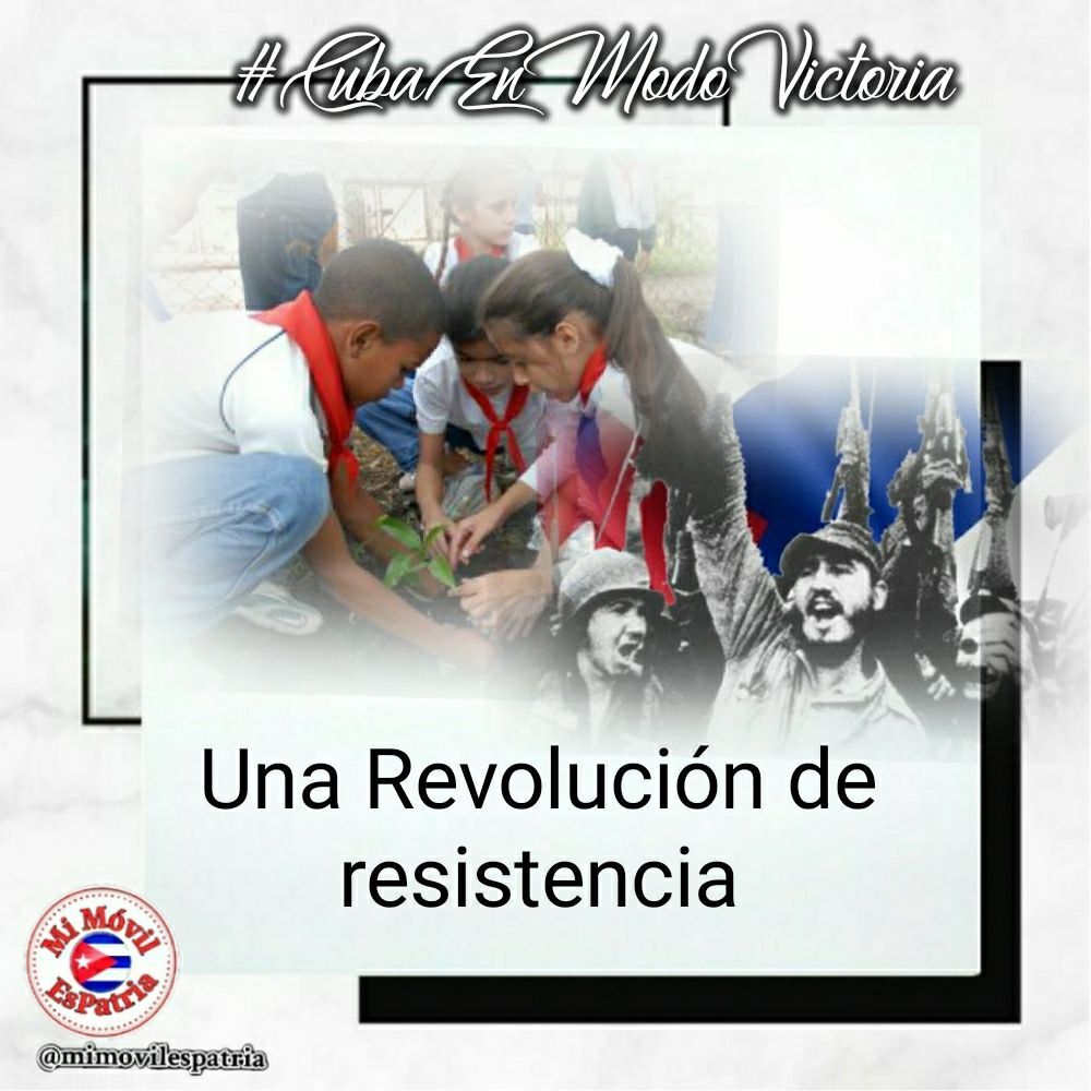#CubaEnModoVictoria , una Revolución de resistencia. #CiegoDeÁvila #capitalLate
<a href="/DrRobertoMOjeda/">Dr. Roberto Morales Ojeda</a> 
<a href="/PartidoPCC/">Partido Comunista de Cuba</a> <a href="/DiazCanelB/">Miguel Díaz-Canel Bermúdez</a> <a href="/JHGcasanova/">julio Heriberto Gómez Casanova</a> <a href="/AlfreMenendez/">Alfre Menendez</a> <a href="/UJCdeCuba/">UJC de Cuba</a> <a href="/milyabad1982/">Misleydi Abad Modey</a>