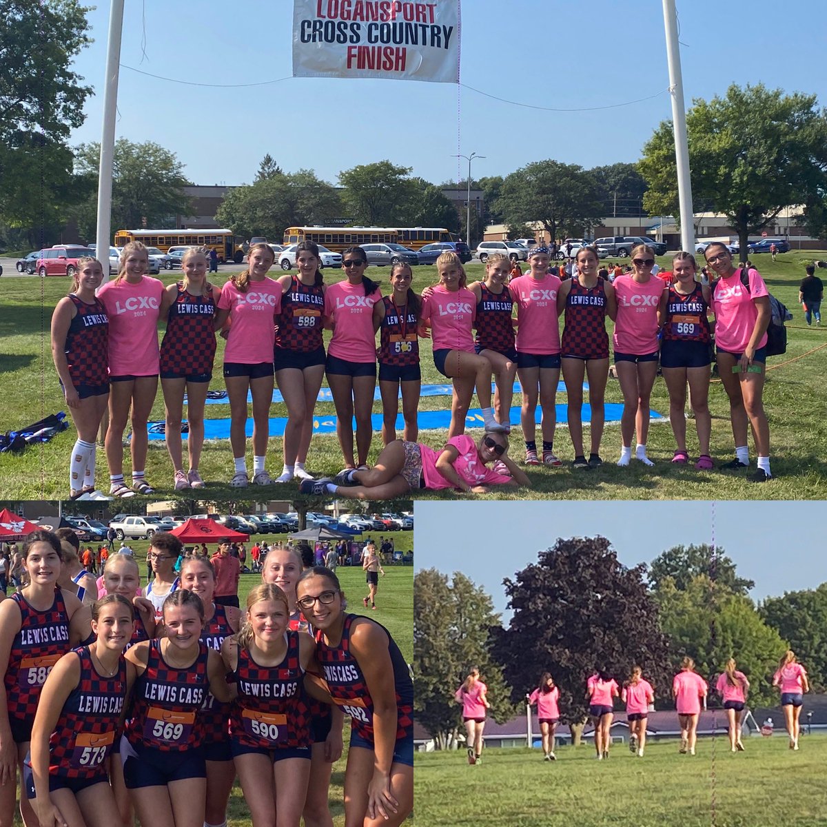 First meet of 2024 in the books! 4th place out of 23 schools for varsity and jV fell short of first place by one point! We are proud of all our LCXC runners!