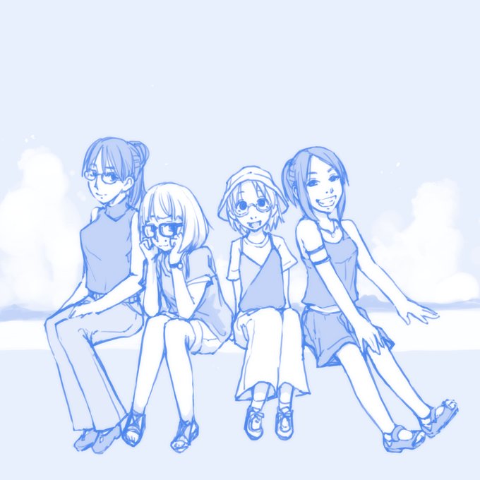 らくがき。
夏の何でもない日、なにもかも懐かしい。 