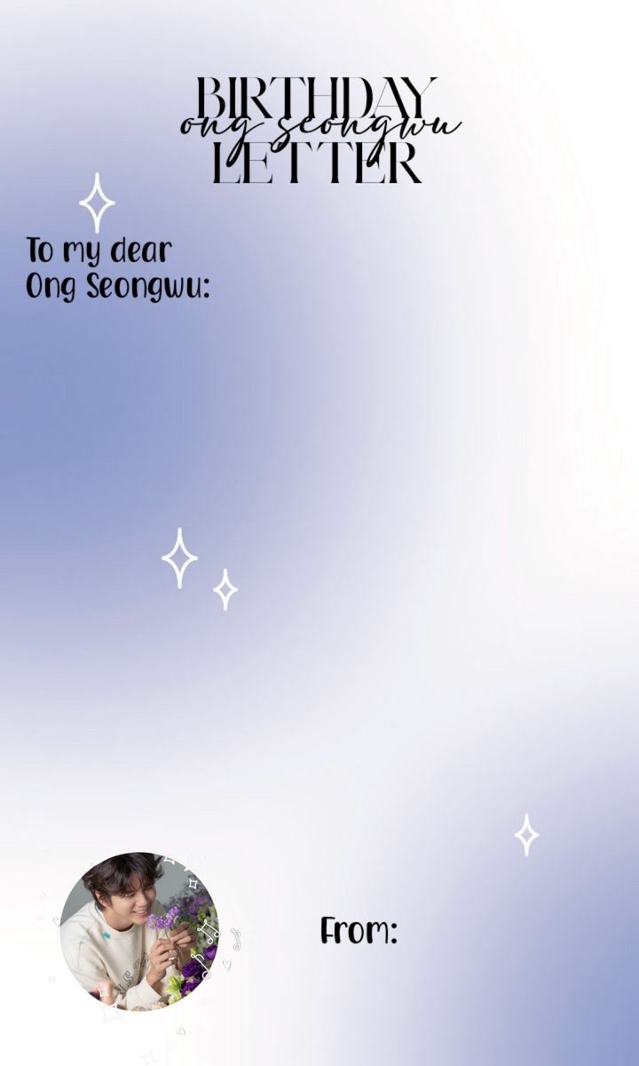 OSW_GLOBAL's tweet photo. The templates of letter (you can decorate it as you want):

Let's celebrate and joint this💙

#ONGSEONGWU #옹성우 
#여름날_선물이야_옹성우
#HAPPY_ONGE_DAY 
#해피옹데이_해피위로 
#OSWBirthdayChallenge 
#25DayswithOSW https://t.co/bqVuezyysb