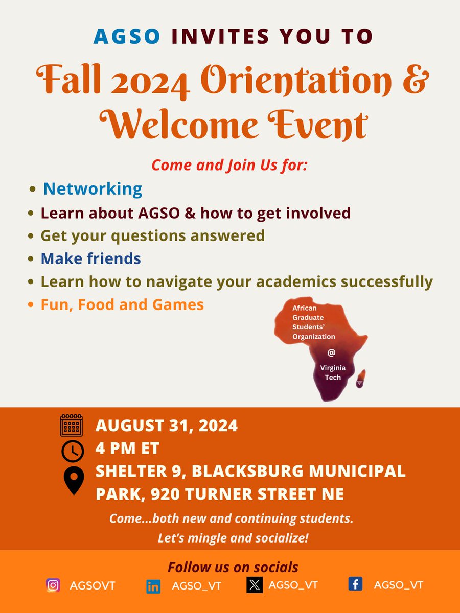 African Graduate Students Organization at VT tweet media