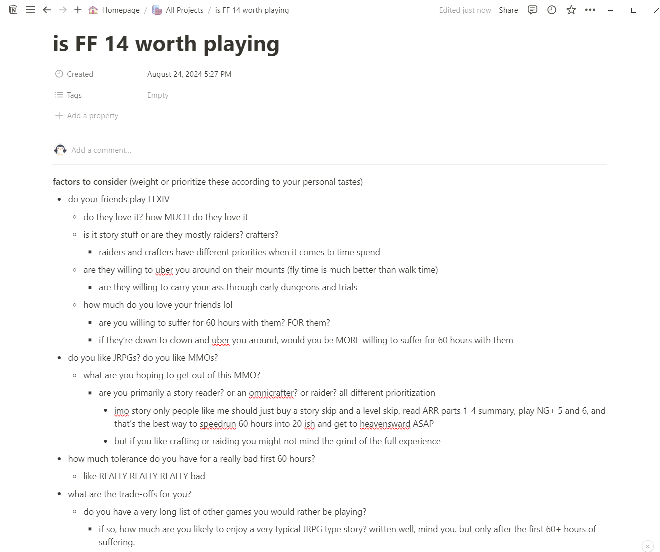 Ying | 莺 🍉 on X: &ldquo;when someone in chat asks if ffxiv is worth 