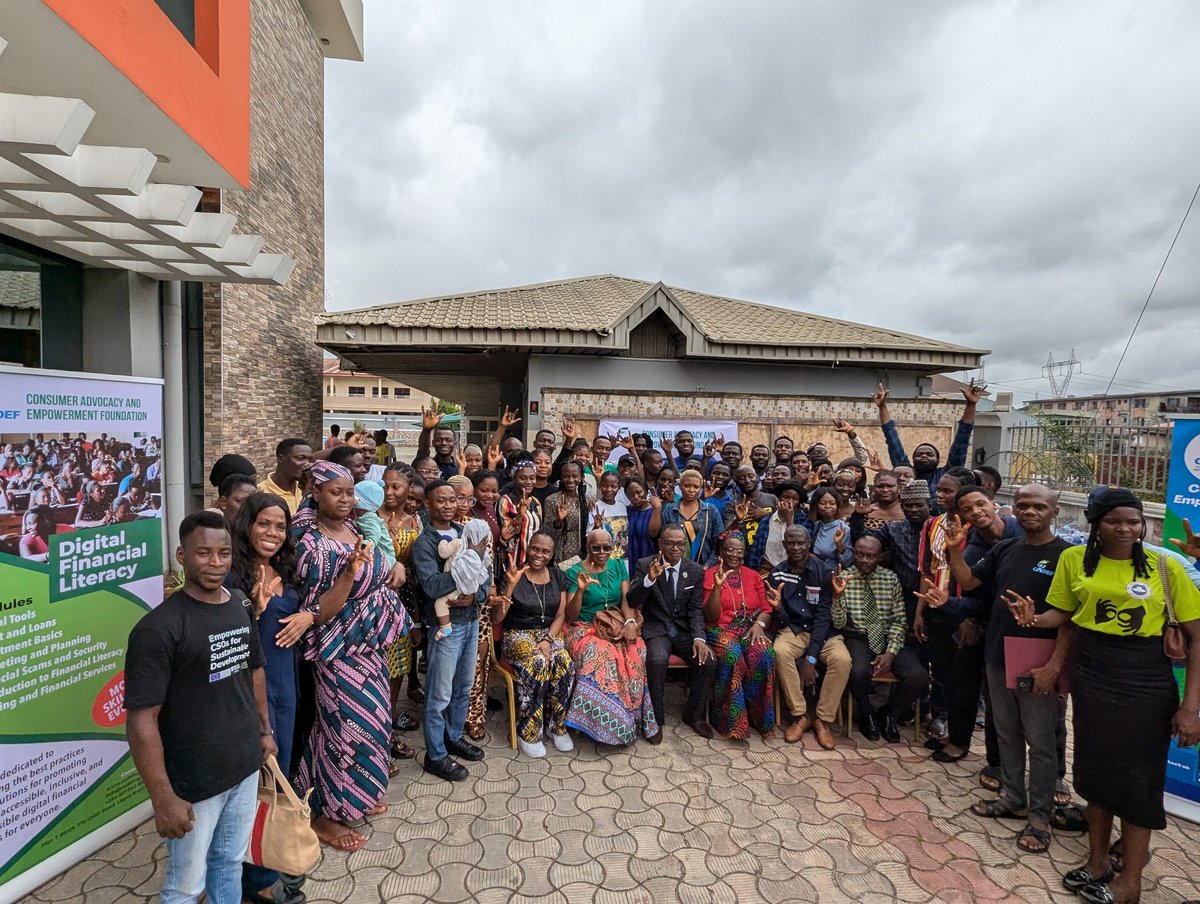 cadef_ng's tweet image. Digital finance should break barriers not build them.

#fairdigitalfinance #buildingconsumertransparency #financialinclusionforall #accesibility
@Consumers_Int @ucpaUG @ConsumersNCC @UBAGroup @ZenithBank @MastercardFdn @MTNNG @AirtelNigeria @OPay_NG @LajaShoniran @FinMinNigeria