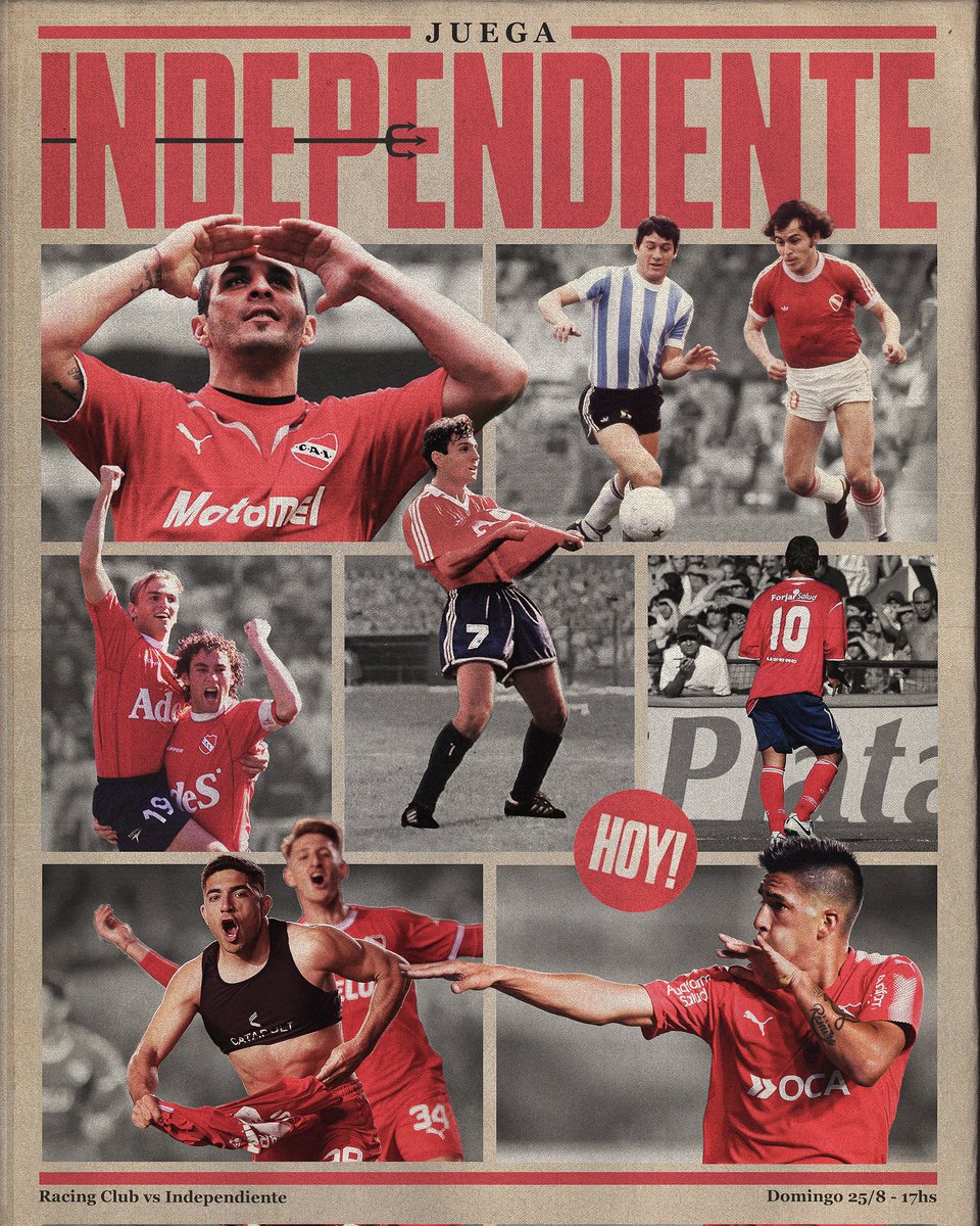 ¡VAMO' #INDEPENDIENTE, VAMOS A GANAR!

#TodoRojo 🔴