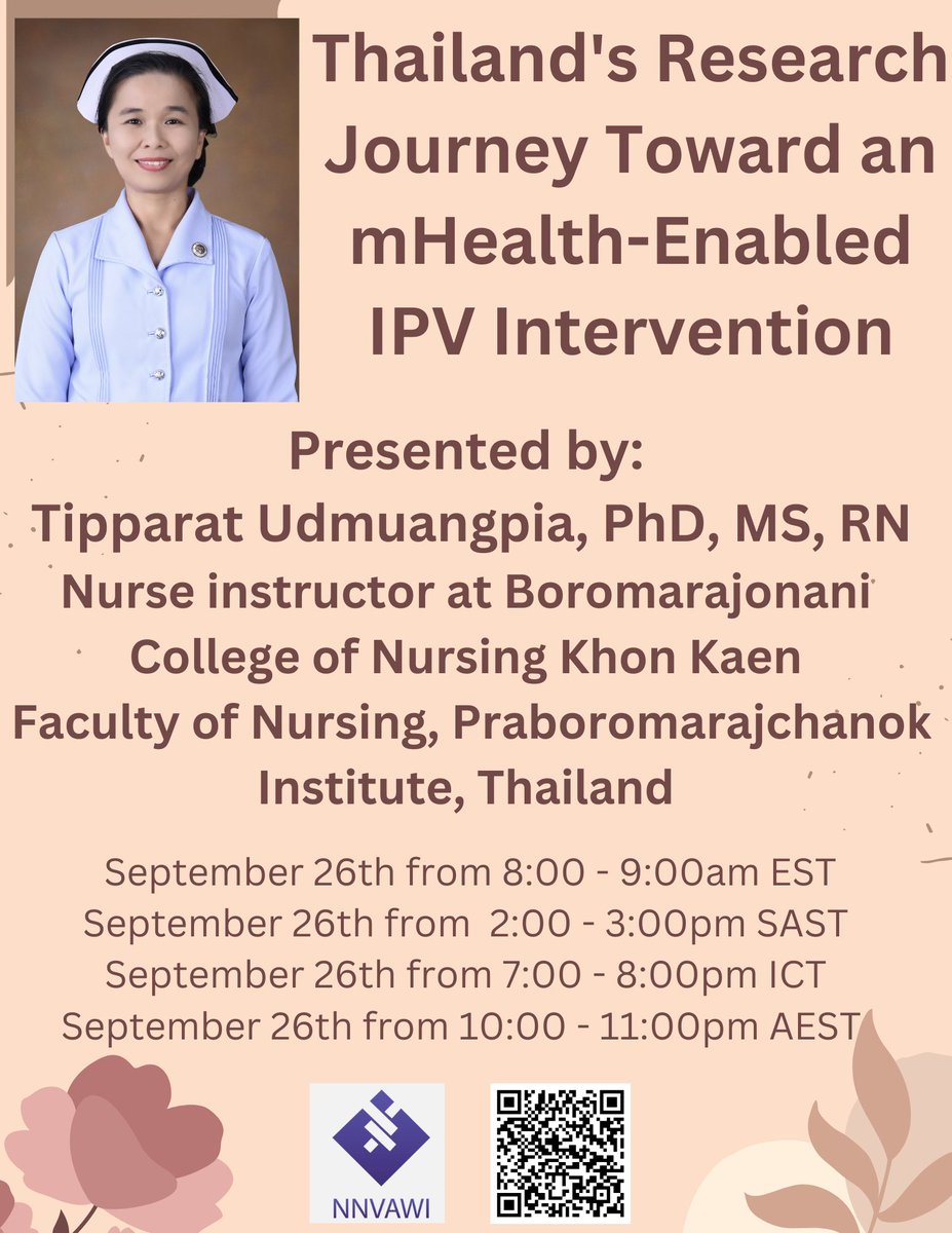 NNVAWInt (@nnvawint) on Twitter photo Join NNVAWI members in September to hear about Thailand’s research journey toward an health-enabled IPV intervention! #GBV #VAW #VAWC #NNVAWI <a href="/TipparatU/">Tipparat Udmuangpia</a> <a href="/MunroKramer/">Michelle Munro-Kramer</a>
umich.zoom.us/meeting/regist… Join NNVAWI members in September to hear about Thailand’s research journey toward an health-enabled IPV intervention! #GBV #VAW #VAWC #NNVAWI <a href="/TipparatU/">Tipparat Udmuangpia</a> <a href="/MunroKramer/">Michelle Munro-Kramer</a>
umich.zoom.us/meeting/regist…
