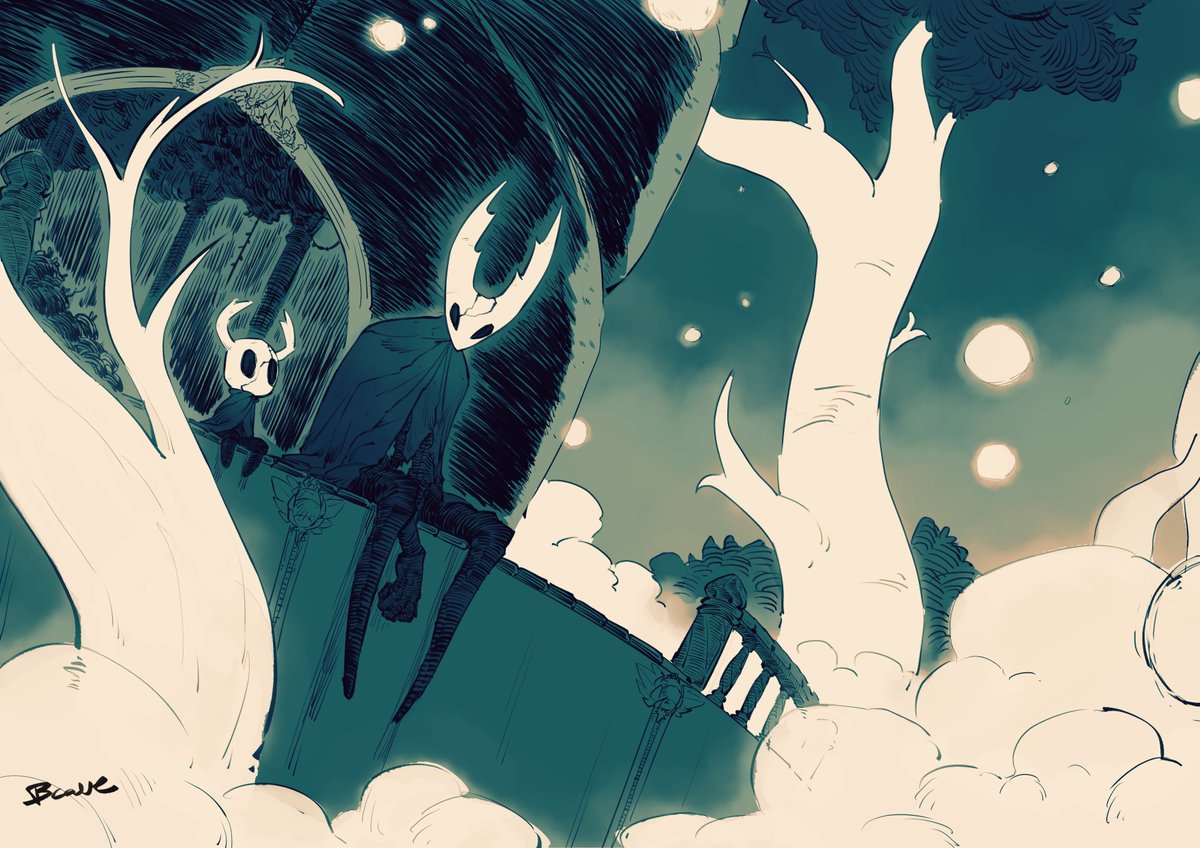 BrendanCave's tweet photo. "Siblings"
Old Hollow Knight fanart from 2021 I still like.
-------------------------------
「兄弟」
これは2021から過去の作品だけど今でも好きです。

#hollowknight #ホロウナイト https://t.co/lAdjcJ5LO1