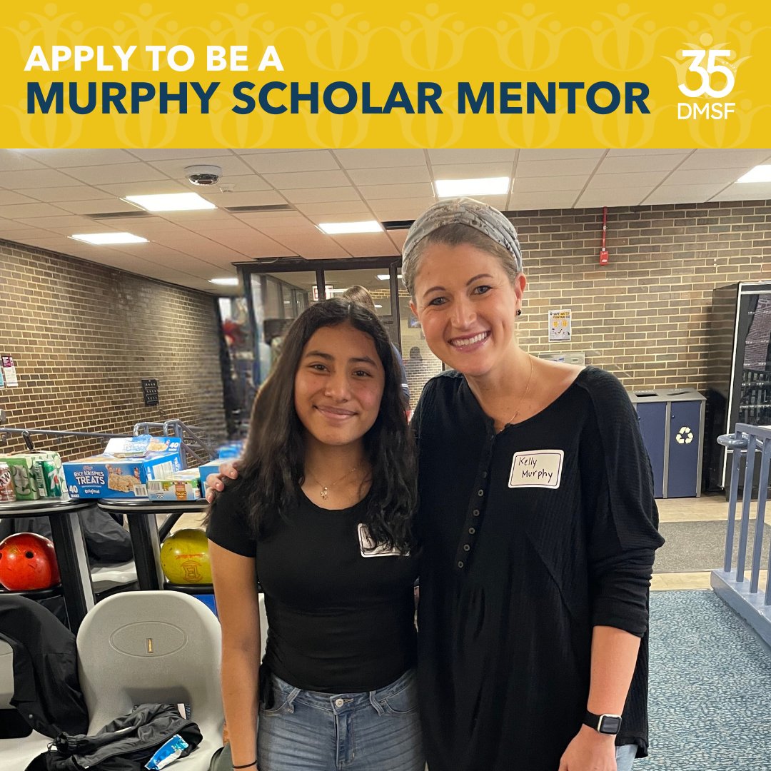 🌟 Become a Mentor, Make a Difference! 🌟
DMSF is looking for caring adults and professionals to mentor our Murphy Scholars through high school, make a difference in a Scholar's life, and support their journey to success. Apply at this link: bit.ly/3SZeema