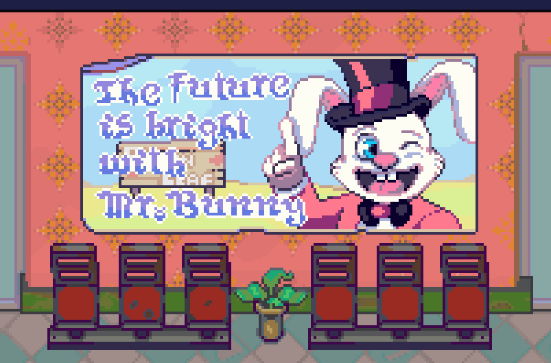 PendantEye's tweet photo. Poster for one of the scenes. 🌠
Have a great weekend everyone.

#thehawkersgame #Pixelart  #pixelartist #pixelfarm #farmsim