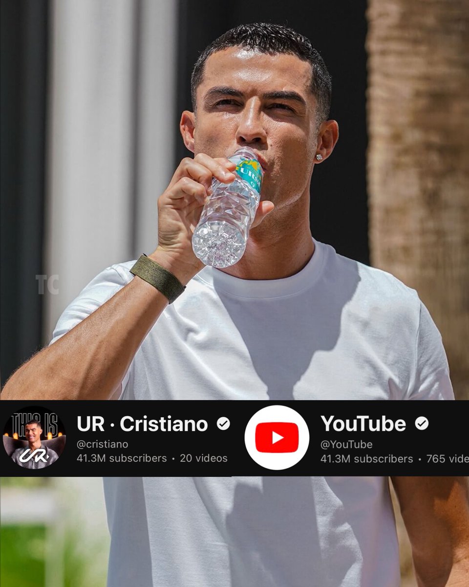 Cristiano Ronaldo has already beat the official YouTube on YouTube. 😂