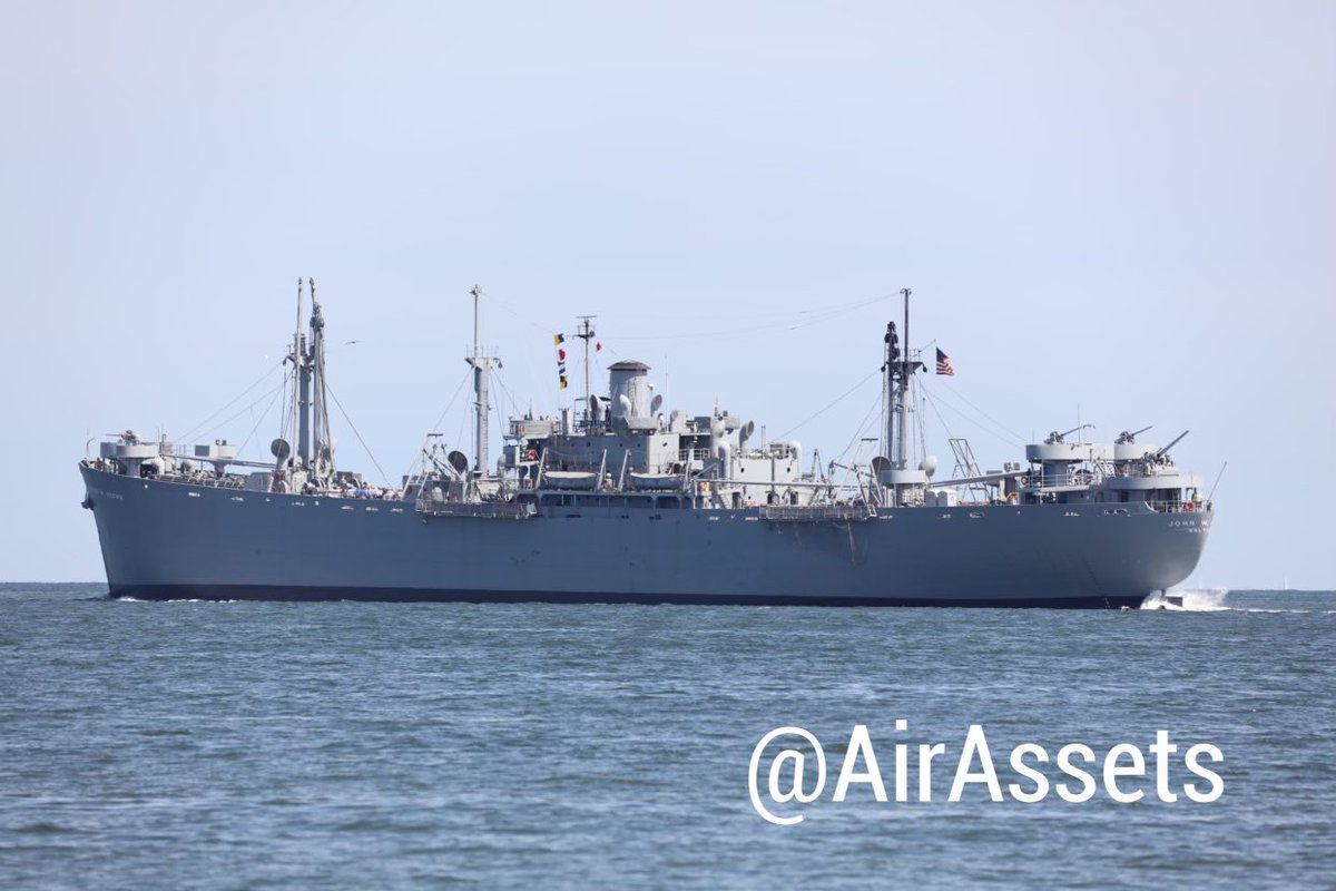 WarshipCam's tweet photo. S.S. John W. Brown World War 2 liberty ship leaving Norfolk, Virginia after maintenance and heading back to Baltimore - August 24, 2024 #ssjohnwbrown
SRC: TW-@AirAssets https://t.co/IMn8tZcfnC