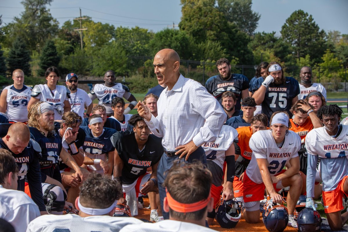 Wheaton Football (@wheatonfb) on Twitter photo It was great to hear from HOF and Super Bowl Champion <a href="/TonyDungy/">Tony Dungy</a>! His faithfulness to Christ exemplifies all that Wheaton Football is about.
Thank you Coach!
#LetsRoll #NoRegrets #AllForOne It was great to hear from HOF and Super Bowl Champion <a href="/TonyDungy/">Tony Dungy</a>! His faithfulness to Christ exemplifies all that Wheaton Football is about.
Thank you Coach!
#LetsRoll #NoRegrets #AllForOne