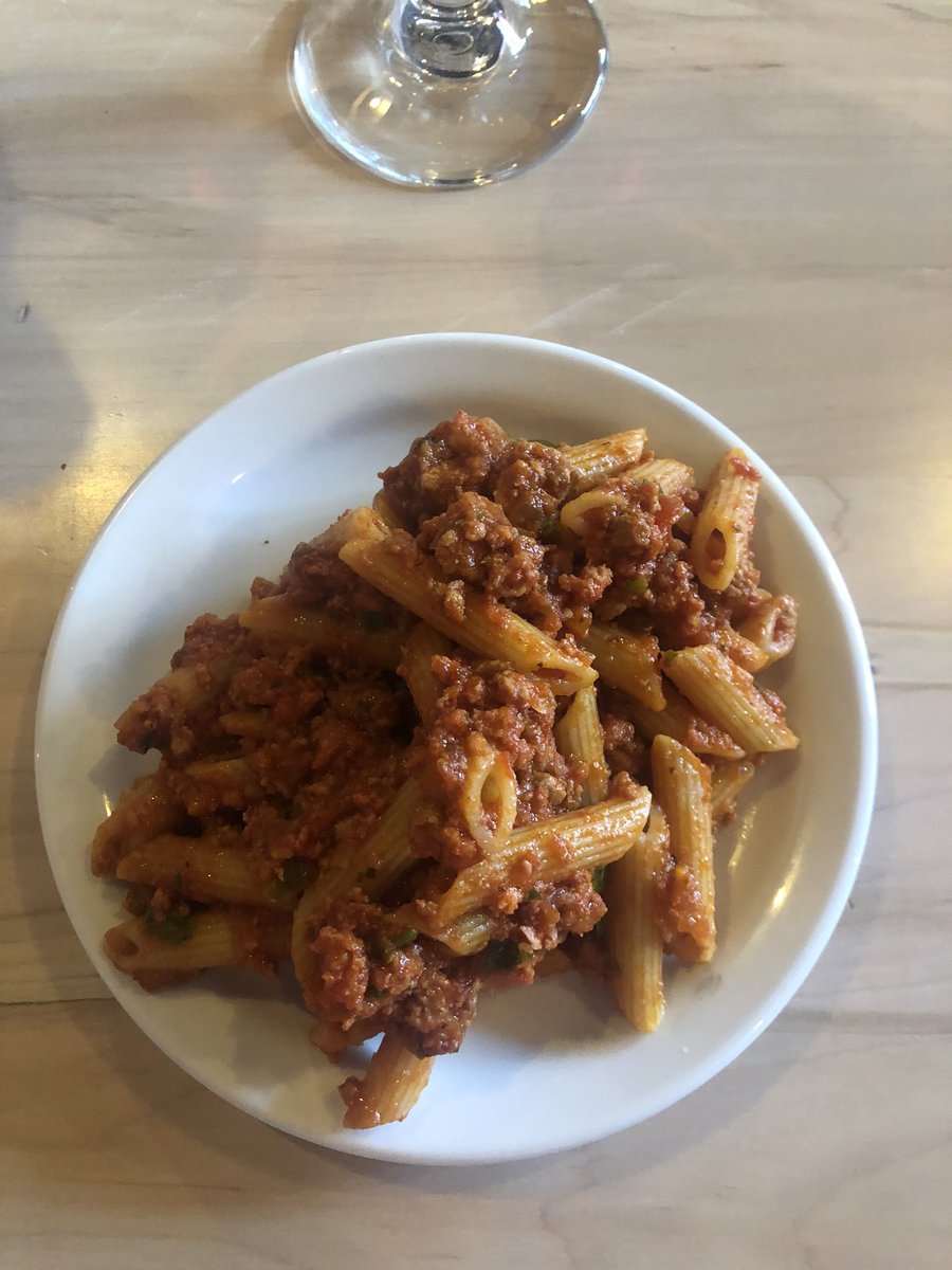 Who can say no to penne-Third stop today at Italian Express