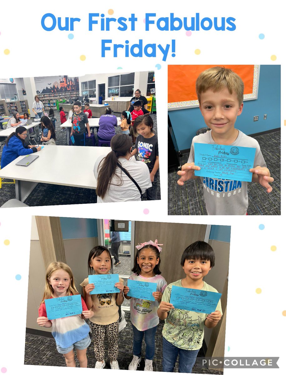 Our first #FabulousFriday was fantastic! Students were recognized for being K.I.R.K.

Kind
Independent 
Responsible 
Keep Safe

Way to go, tigers! 🐾 #KirkCan
