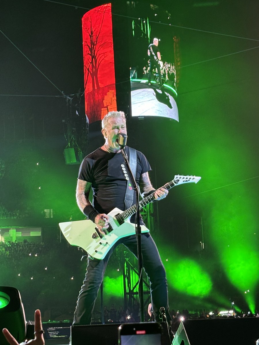 Night #1 seeing <a href="/Metallica/">Metallica</a> was wicked! Can’t wait for night #2 on Sunday! #M72Edmonton