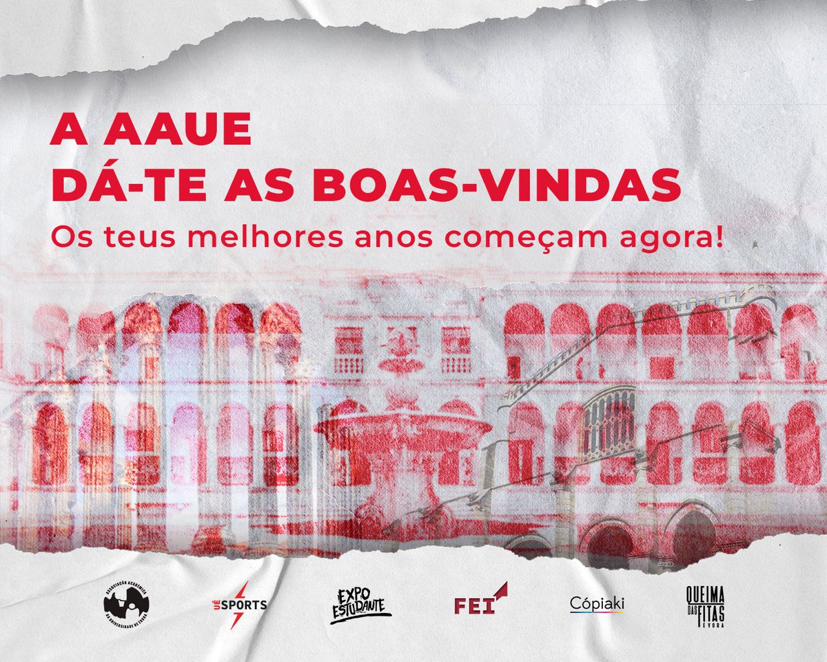 Bem-vindo/a à Universidade de Évora!
Agora fazes parte da melhor Academia do país! 🎓

A AAUE estará sempre ao teu lado, pronta para apoiar-te em cada passo do teu caminho académico! Se precisares de alguma ajuda, não hesites em falar connosco! 😎

#Ué #Aaue #Évora #Uévora