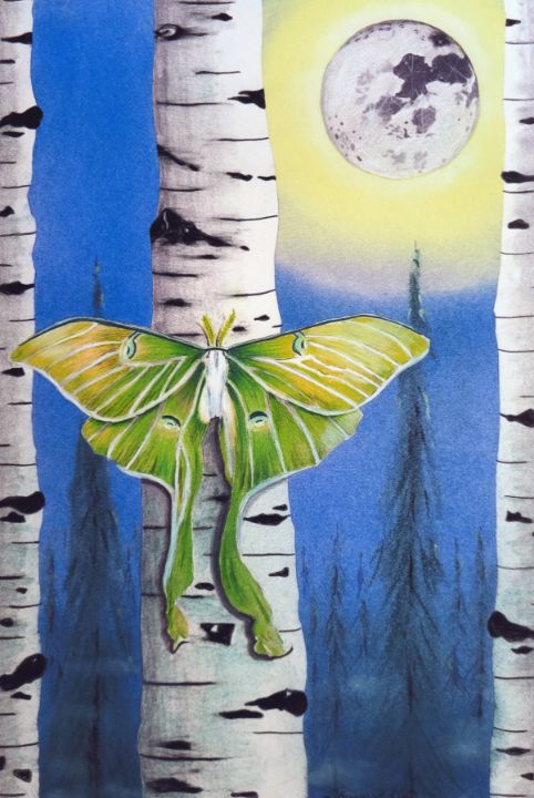 MichaelEFreema9's tweet photo. Art of the Day: "Luna". Buy at: https://t.co/zpVr2ZVbXH https://t.co/xpaocaK430