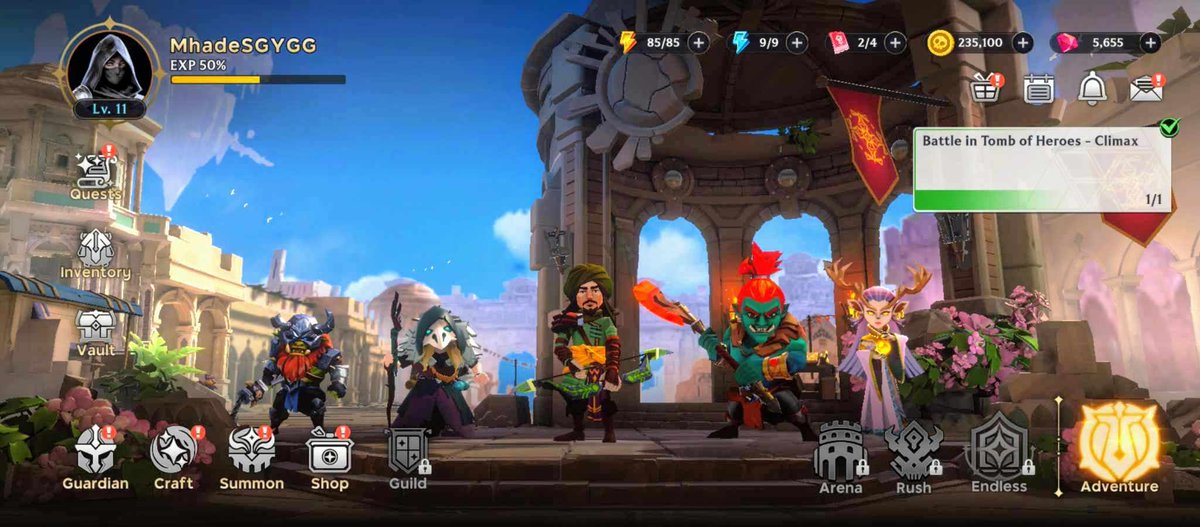 "I just completed the YGG GAP S6 Seventh Day Adventurer quest! #YGGxGOG #YGGGAPS6 <a href="/YieldGuild/">Yield Guild Games</a> <a href="/GuildOfGuardian/">GuildOfGuardians</a>