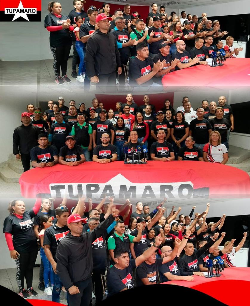 Desde el estado <a href="/portuguesamrt2/">@PORTUGUESAMRT2</a> ratificamos nuestro apoyo absoluto a nuestro presidente reelecto <a href="/NicolasMaduro/">Nicolás Maduro</a> y apostamos a la paz y al crecimiento económico. Triunfo de la paz. Contra el fascismo MOVILIZACIÓN POPULAR.