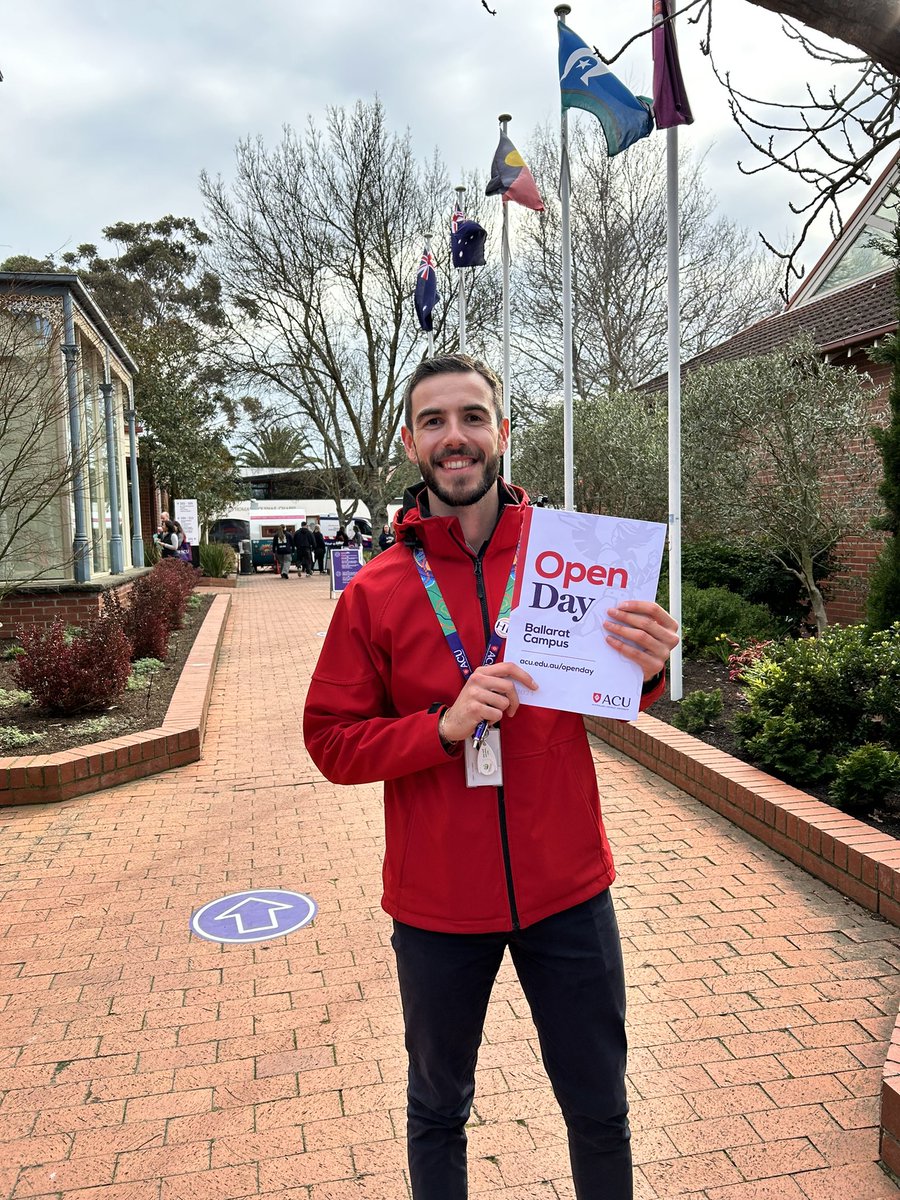 ACUmedia's tweet photo. Ballarat Open Day has arrived!
Join us from 930am-2pm on campus in Ballarat.
If you can’t make it today, you can follow our Instagram stories or learn more at https://t.co/SBK0m1hWFF
#ACUopenday https://t.co/rmAJ74KR6o