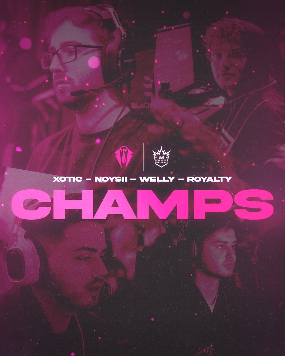 KINGS OF THE NORTH ONCE AGAIN. 👑

We are your <a href="/Bell/">Bell</a> Esports Challenge Champions!

<a href="/Xotic16/">John</a> 
<a href="/Noysii/">Tyler</a> 
<a href="/SamWellyy/">Samuel</a> 
<a href="/SaugaRoyalty/">Royalty</a> 

#BellEsportsChallenge