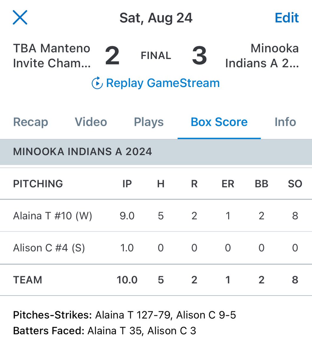 atorres10 (@atorres10sb) on Twitter photo Took 2nd Place at the Manteno Invite! First time since 2017! Pitched my first ever 9 inning game vs Summit Hill. Beat Hickory Creek giving us a run at the championship, but fell short to Manteno. Proud of you girls! <a href="/CoachKeers/">Scott Keers</a> <a href="/minookasoftball/">Mark Brown</a> <a href="/GenuWinReign/">GenuWin Reign</a> <a href="/GenuwinReignCM/">GenuwinReignCM2010</a> Took 2nd Place at the Manteno Invite! First time since 2017! Pitched my first ever 9 inning game vs Summit Hill. Beat Hickory Creek giving us a run at the championship, but fell short to Manteno. Proud of you girls! <a href="/CoachKeers/">Scott Keers</a> <a href="/minookasoftball/">Mark Brown</a> <a href="/GenuWinReign/">GenuWin Reign</a> <a href="/GenuwinReignCM/">GenuwinReignCM2010</a>