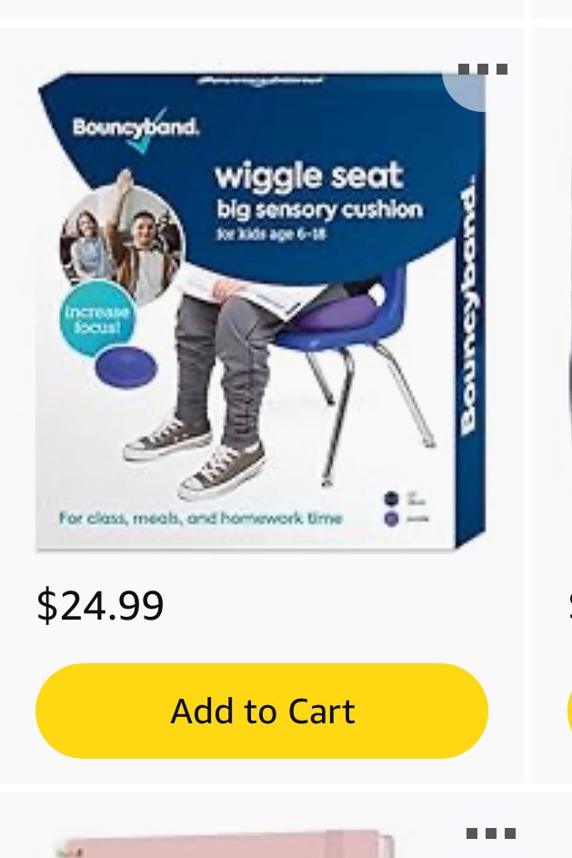 <a href="/kaydethequeen/">🦋Ms. Langer 🦋</a> The stools are more expensive but these wiggle seats are a great alternative to offer students support sitting in typical classroom chairs. I would love to have a few of these for my classroom 

amazon.com/hz/wishlist/ls…